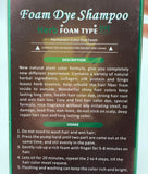 Hair color(Black)Foam DIY Shampoo(Permanent color)