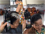 Hair color(Black)Foam DIY Shampoo(Permanent color)